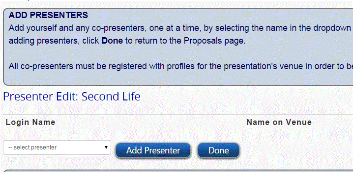 Add Presenter