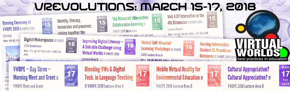 VWBPE 2018 Calendar Live