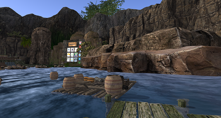 VWBPE Auditorium - Canopy Waterfall