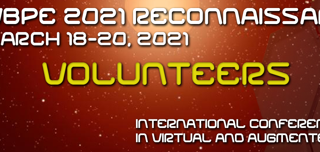 VWBPE21 Call for Volunteers