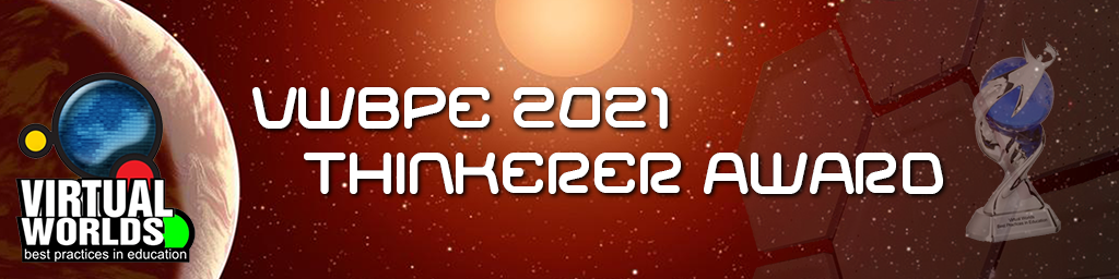 VWBPE 2021 Thinkerer Award Header